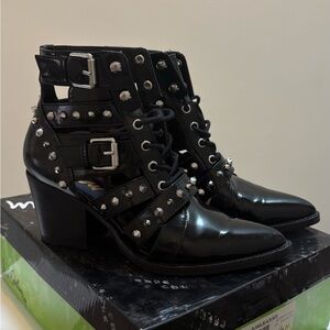 Sam Edelman Elana Booties in Black